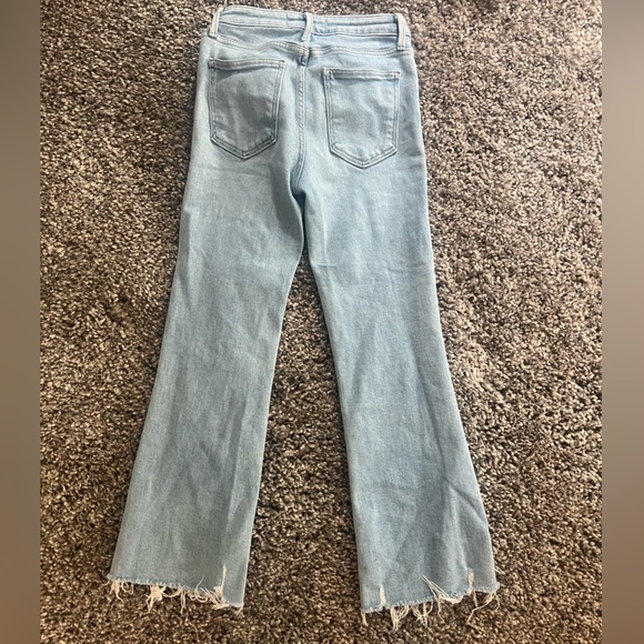 Size 24 Just Black Denim straight leg with flare jean - Picture 2 of 2